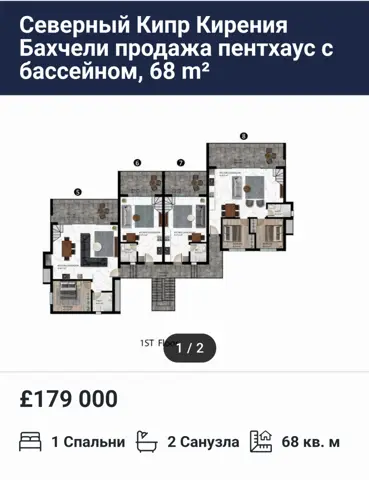 Продажа , Эсентепе, Гирне